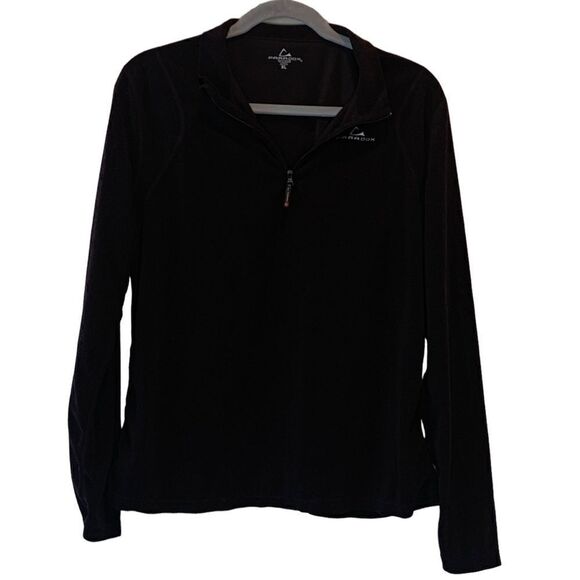 Paradox Ladies Black Quarter Zip Performance Fleece Size XL - Picture 1 of 3
